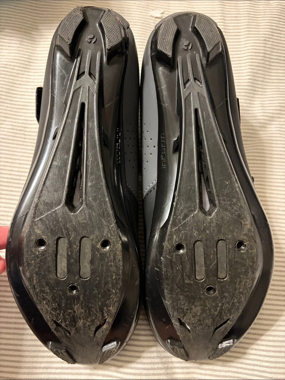 Bontrager Vella Women's Road Cycling Shoes Black Spin Bike Clip In Size 6